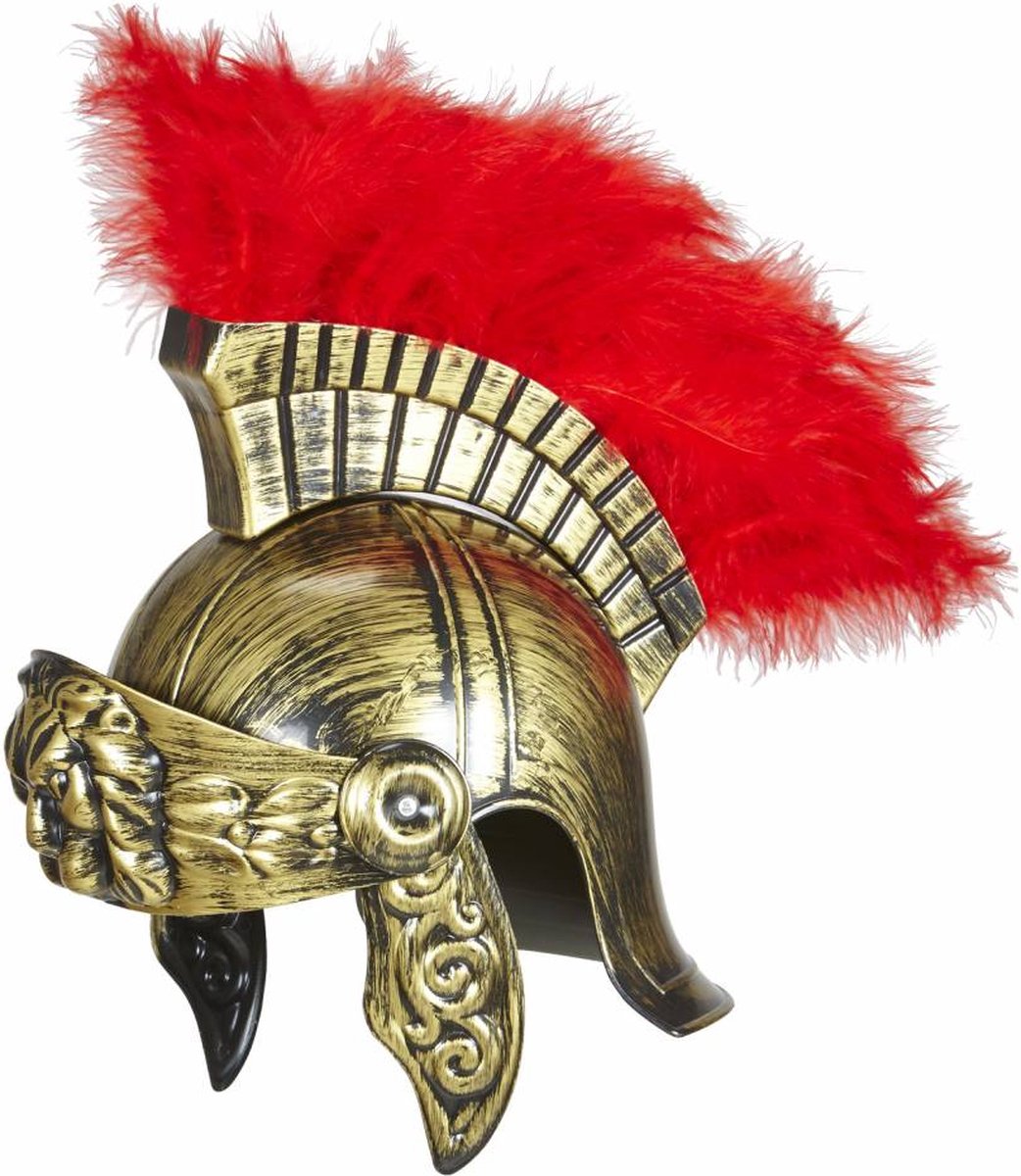 Ouderwetse Romeinse Helm Goud | One Size